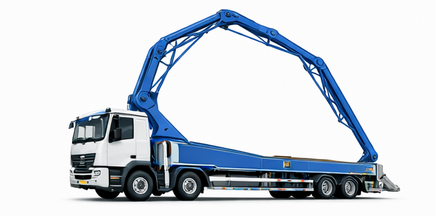 مضخة خرسانة 52 متر للايجار في السعودية